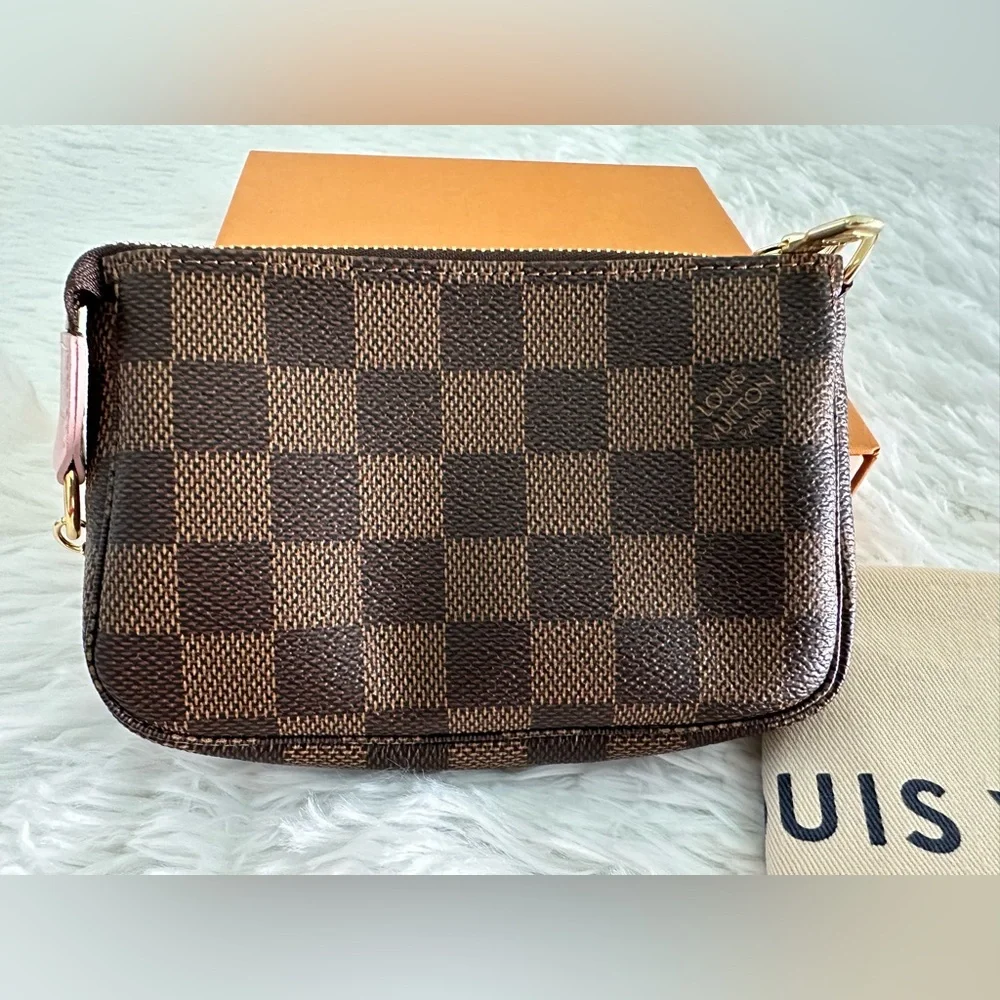 Louis Vuitton Damier Ebene LE‎ Illustre Vivienne Mini Pochette Bag